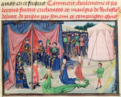 Carlo Magno e i suoi baroni incantati, dal ciclo di Renaud de Montauban da Loyset Liedet